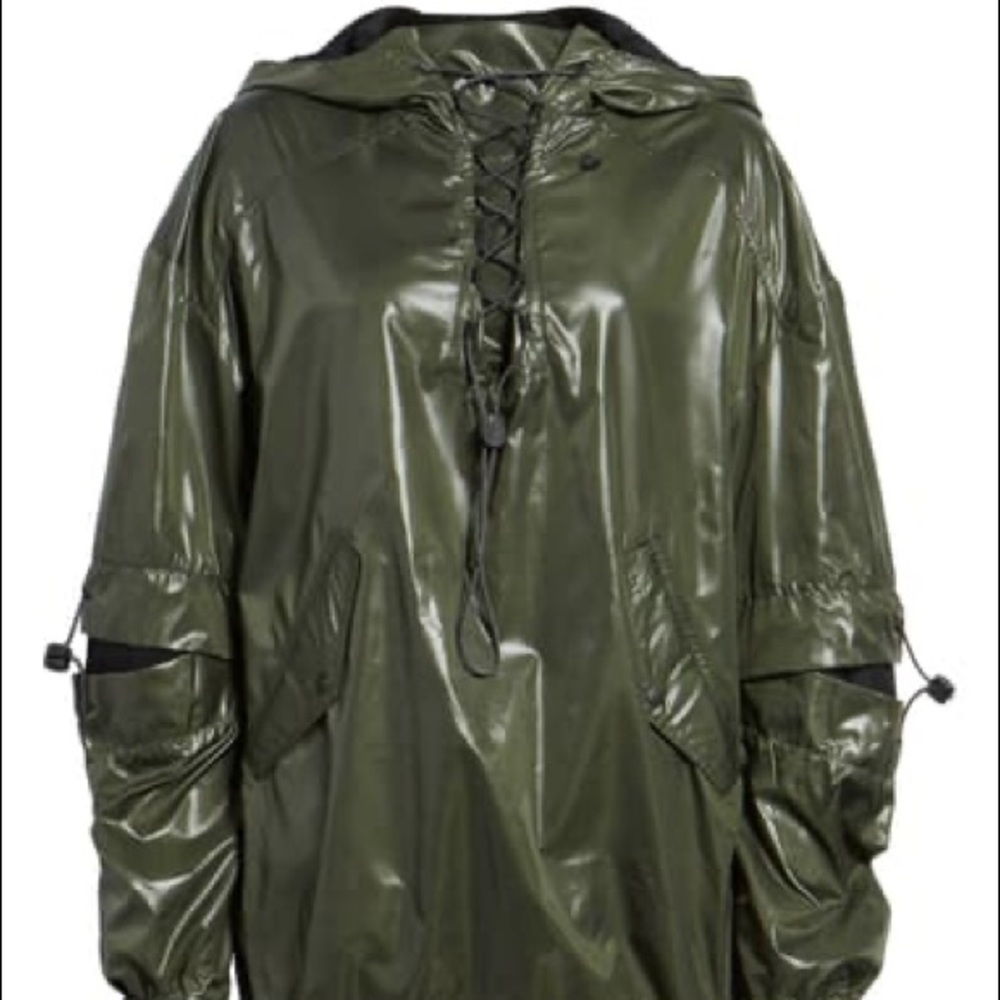 💝SOLD💝IVY PARK Hi Shine Lace-Up Jacket - Picture 7 of 7